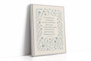 The Lord Bless You Floral Scripture Print