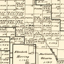 Vintage Map of Dickens County, Texas 1891