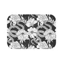 "Garden in Gray" Microfiber Bath Mat