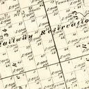 Vintage Map of Glasscock County, Texas 1888
