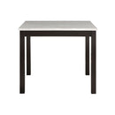 Leon - Bar Table And 4 Bar Stools - Espresso / White by HouseOfZazla