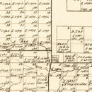 Vintage Map of Gray County, Texas 1888