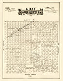 Vintage Map of Gray County, Texas 1888