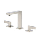 8 inch Widespread Bathroom Faucet Matte Black Bathroom Faucets for Sink 3 Hole Brass 2 Handle Lavatory Square Faucet Modern rv Bathroom Faucets