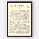 Vintage Map of Hale County, Texas 1892