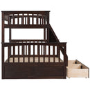 Bunk Bed With Drawers, Convertible Storage Bed by Unique Piece Furniture