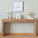 Modern Rustic Wood Table, Rectangular Living Room Center Table With Floating Top Design by HouseOfZazla