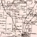 Vintage Map of Jack County, Texas 1876