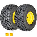 Set of 2 Lawn Mower Tires and Wheel Assembly