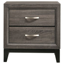 Watson Four-piece Full Bedroom Set Grey Oak
