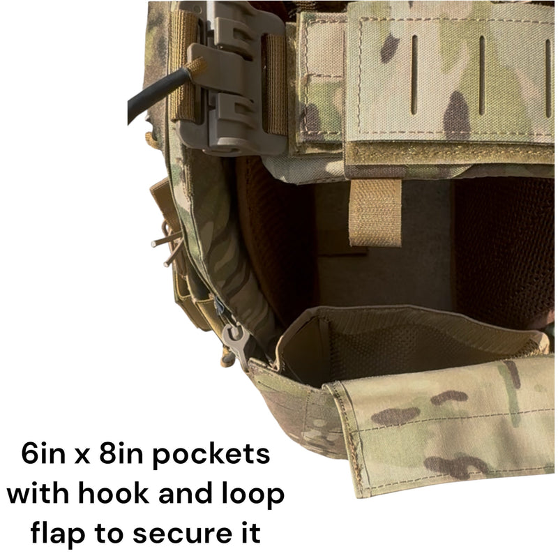 FULL KIT COMBO Crusader 2.0 V4 Armor COMBO PACKAGE LIGHTWEIGHT LEVEL IV (2) 10x12 Front/Back Plates, Mission Plate Carrier Bag