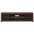 TV Stand Entertainment Center for TV's up to 65 Inch with Adjustable Shelves-Brown by LJGDeals