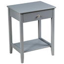 Wooden Nightstand End Table Storage Display by DirectDeals