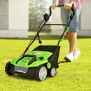 15 Inch 13 Amp Electric Scarifier with Collection Bag and Removable Blades by LJGDeals