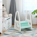 Kids Step Stool Learning Helper with Armrest for Kitchen Toilet Potty Training by LJGDeals