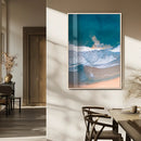 Aerial Beach View Wall Art Canvas Print – Framed Ocean Waves