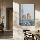 Majestic Sea Rock Wall Art – Framed Coastal Landscape Canvas by MyGreatCanvas | Canvas Wall Art Prints | Photo Prints & Wall Decor