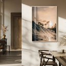 Sunset Wave Ocean Wall Art – Framed Palm Tree Canvas by MyGreatCanvas | Canvas Wall Art Prints | Photo Prints & Wall Decor