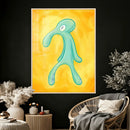 Squidward Tentacles Wall Art Canvas Print – Bold and Brash by MyGreatCanvas | Canvas Wall Art Prints | Photo Prints & Wall Decor