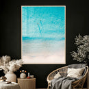 Aerial Turquoise Beach Wall Art Canvas Print – Minimal by MyGreatCanvas | Canvas Wall Art Prints | Photo Prints & Wall Decor