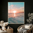 Sunset Surf Wall Art Canvas Print – Coastal Ocean by MyGreatCanvas | Canvas Wall Art Prints | Photo Prints & Wall Decor