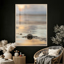 Sea Turtle Hatchling Wall Art Canvas Print – Soft Coastal by MyGreatCanvas | Canvas Wall Art Prints | Photo Prints & Wall Decor