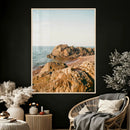 Rocky Coastline Wall Art Canvas Print, Minimal Coastal by MyGreatCanvas | Canvas Wall Art Prints | Photo Prints & Wall Decor