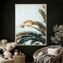 Palm Leaves Wall Art Canvas Print, Minimal Tropical Palm by MyGreatCanvas | Canvas Wall Art Prints | Photo Prints & Wall Decor