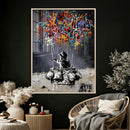 Banksy Inspired Boy Wall Art Canvas Print, Graffiti Balloon by MyGreatCanvas | Canvas Wall Art Prints | Photo Prints & Wall Decor