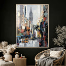 Chrysler Building New York Wall Art Canvas Print, Abstract by MyGreatCanvas | Canvas Wall Art Prints | Photo Prints & Wall Decor