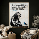 Banksy Girl and Blue Bird Canvas Art Print: Banksy if you by MyGreatCanvas | Canvas Wall Art Prints | Photo Prints & Wall Decor
