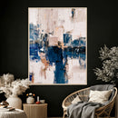 Abstract Navy Blue Wall Art Canvas Print by MyGreatCanvas | Canvas Wall Art Prints | Photo Prints & Wall Decor