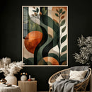 Abstract Green Flowers Wall Art Canvas Print by MyGreatCanvas | Canvas Wall Art Prints | Photo Prints & Wall Decor