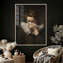 Baroque Portrait Canvas Wall Art, Flemish Woman with Lace by MyGreatCanvas | Canvas Wall Art Prints | Photo Prints & Wall Decor