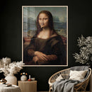Funny Bathroom Canvas Wall Art Print, Mona Lisa Clothespin by MyGreatCanvas | Canvas Wall Art Prints | Photo Prints & Wall Decor