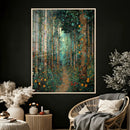 Gustav Klimt Style Forest Canvas Wall Art, Golden Forest by MyGreatCanvas | Canvas Wall Art Prints | Photo Prints & Wall Decor