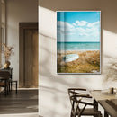 Coastal Serenity Wall Art Canvas Print – Framed Ocean View by MyGreatCanvas | Canvas Wall Art Prints | Photo Prints & Wall Decor