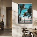 Palm Trees Wall Art Canvas Print – Framed Tropical Beach by MyGreatCanvas | Canvas Wall Art Prints | Photo Prints & Wall Decor