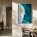Aerial Ocean View Wall Art Canvas Print – Framed Coastal by MyGreatCanvas | Canvas Wall Art Prints | Photo Prints & Wall Decor
