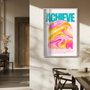 Achieve Motivational Wall Art – Colorful Abstract Swirl by MyGreatCanvas | Canvas Wall Art Prints | Photo Prints & Wall Decor