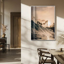 Sunset Wave Ocean Wall Art – Framed Palm Tree Canvas by MyGreatCanvas | Canvas Wall Art Prints | Photo Prints & Wall Decor