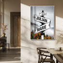 Personalized Street Sign Art Canvas Print by MyGreatCanvas | Canvas Wall Art Prints | Photo Prints & Wall Decor
