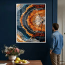 Abstract Wood Grain Canvas Print, Tree Ring Pattern Wall by MyGreatCanvas | Canvas Wall Art Prints | Photo Prints & Wall Decor