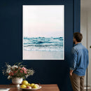 Ocean Wave Wall Art Canvas Print, Minimal Seascape by MyGreatCanvas | Canvas Wall Art Prints | Photo Prints & Wall Decor