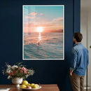 Sunset Surf Wall Art Canvas Print – Coastal Ocean by MyGreatCanvas | Canvas Wall Art Prints | Photo Prints & Wall Decor