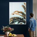 Palm Leaves Wall Art Canvas Print, Minimal Tropical Palm by MyGreatCanvas | Canvas Wall Art Prints | Photo Prints & Wall Decor