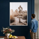 Joshua Tree Desert Wall Art Canvas Print, Minimal Southwest by MyGreatCanvas | Canvas Wall Art Prints | Photo Prints & Wall Decor
