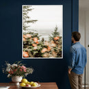 Fall Forest Wall Art Canvas Print – Soft Evergreen Woodland by MyGreatCanvas | Canvas Wall Art Prints | Photo Prints & Wall Decor