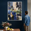 Abstract Dark Blue Wall Art Canvas Print by MyGreatCanvas | Canvas Wall Art Prints | Photo Prints & Wall Decor