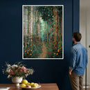 Gustav Klimt Style Forest Canvas Wall Art, Golden Forest by MyGreatCanvas | Canvas Wall Art Prints | Photo Prints & Wall Decor